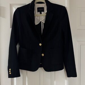 Banana Republic Black Blazer with Gold Accents